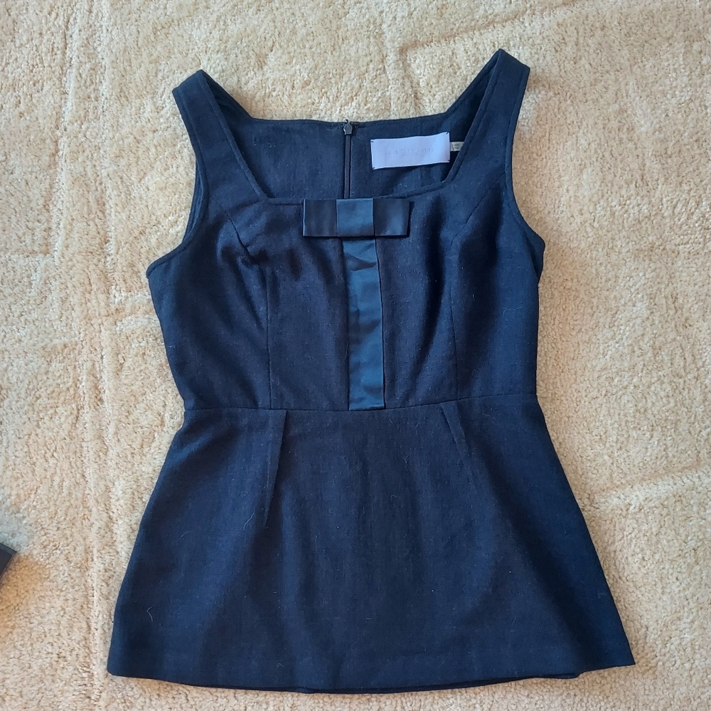 Vera Wang peplum top